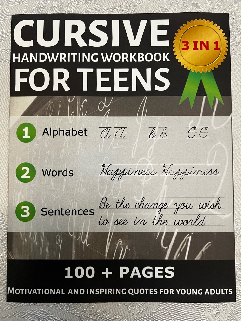 Cursive Handwriting Workbook for Teens